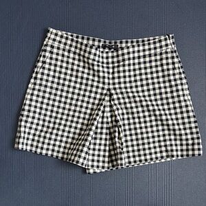 Madewell Black and White Checkered Women's Shorts, Size 8, NWT